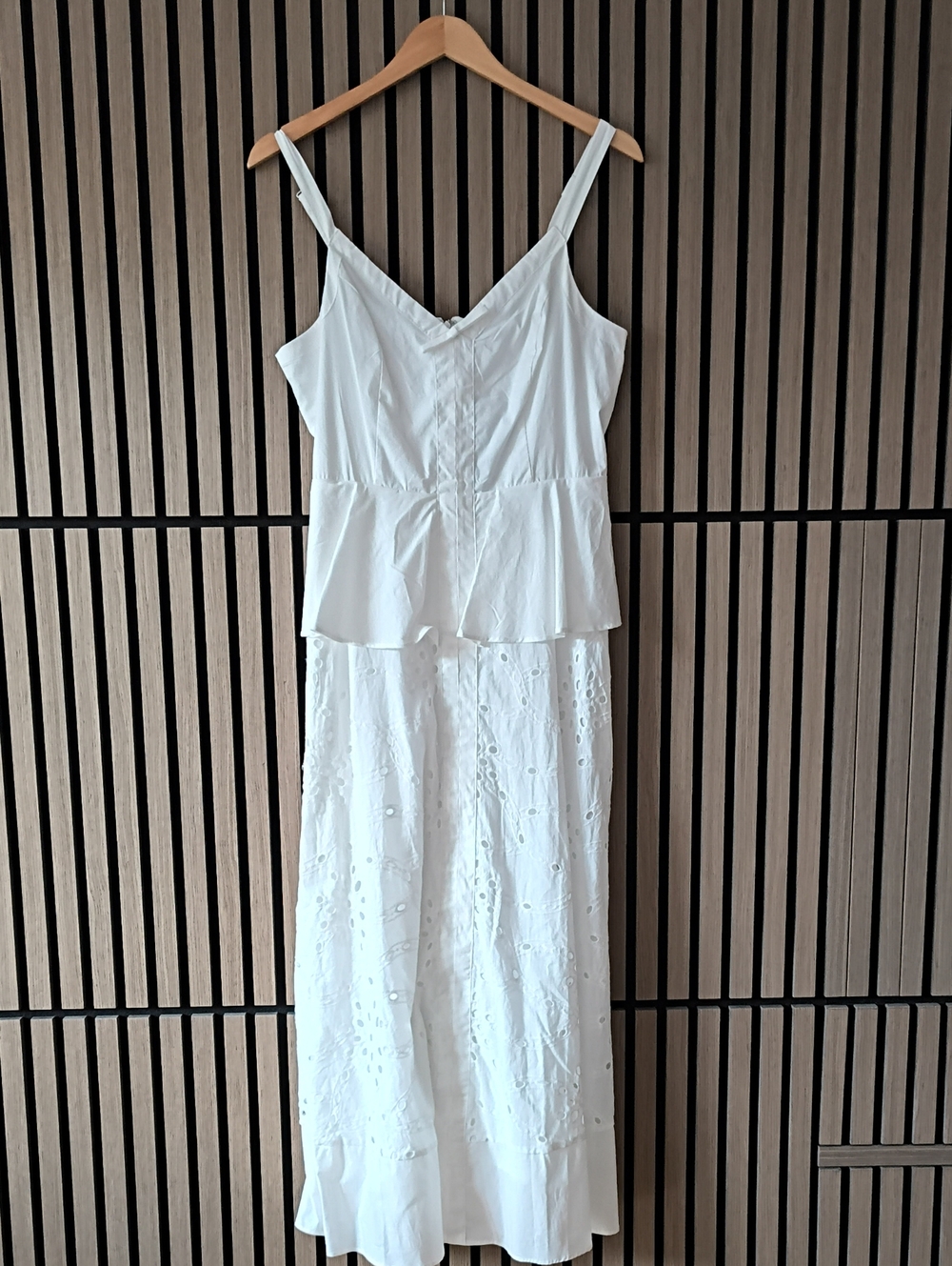 RACHEL Rachel Roy Ivory Satin Cami Dress